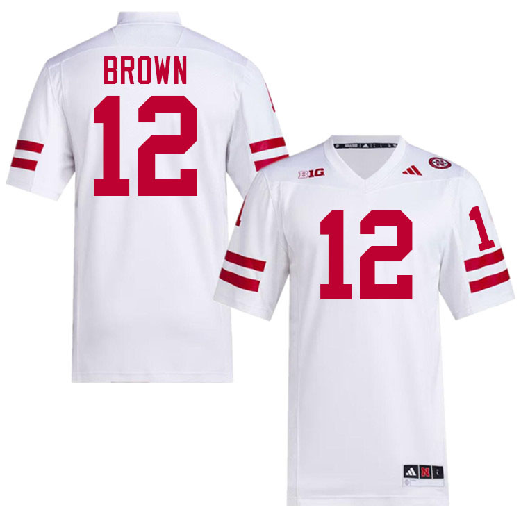 Omar Brown Nebraska Jersey,Nebraska Cornhuskers Football Uniforms,Jersey-White